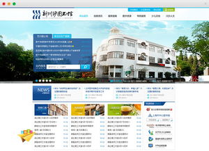 上海浦东新区新川沙图书馆网站设计